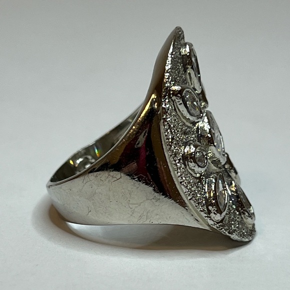 Vintage Guess Silver and CZ Ring - Picture 7 of 12